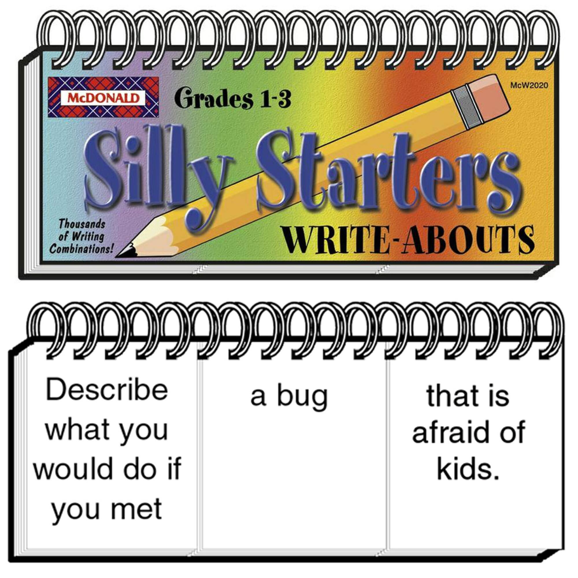 McDonald Publishing Silly Starters Write-Abouts, 2ct.